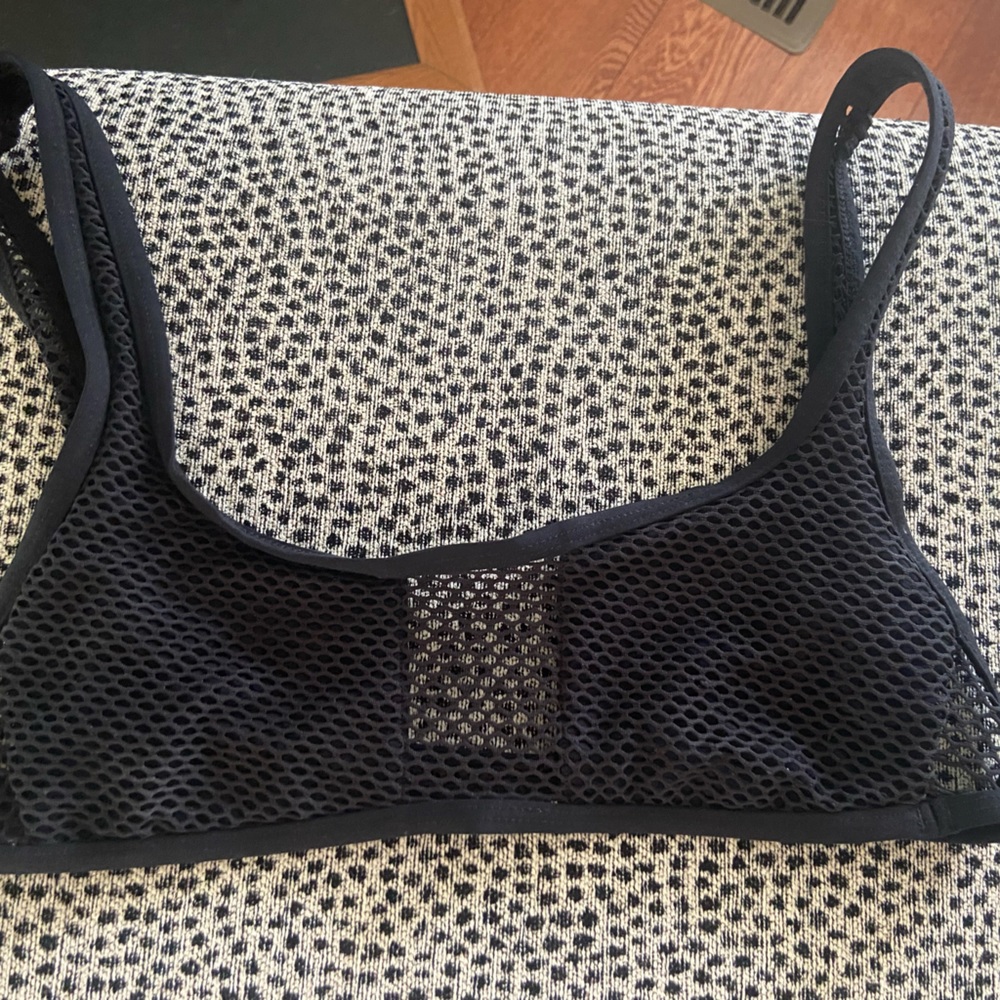 L*Space Black  Bikini Top